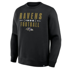 Baltimore Ravens Powerful Throw Legacy Pullover Sweatshirt Black
