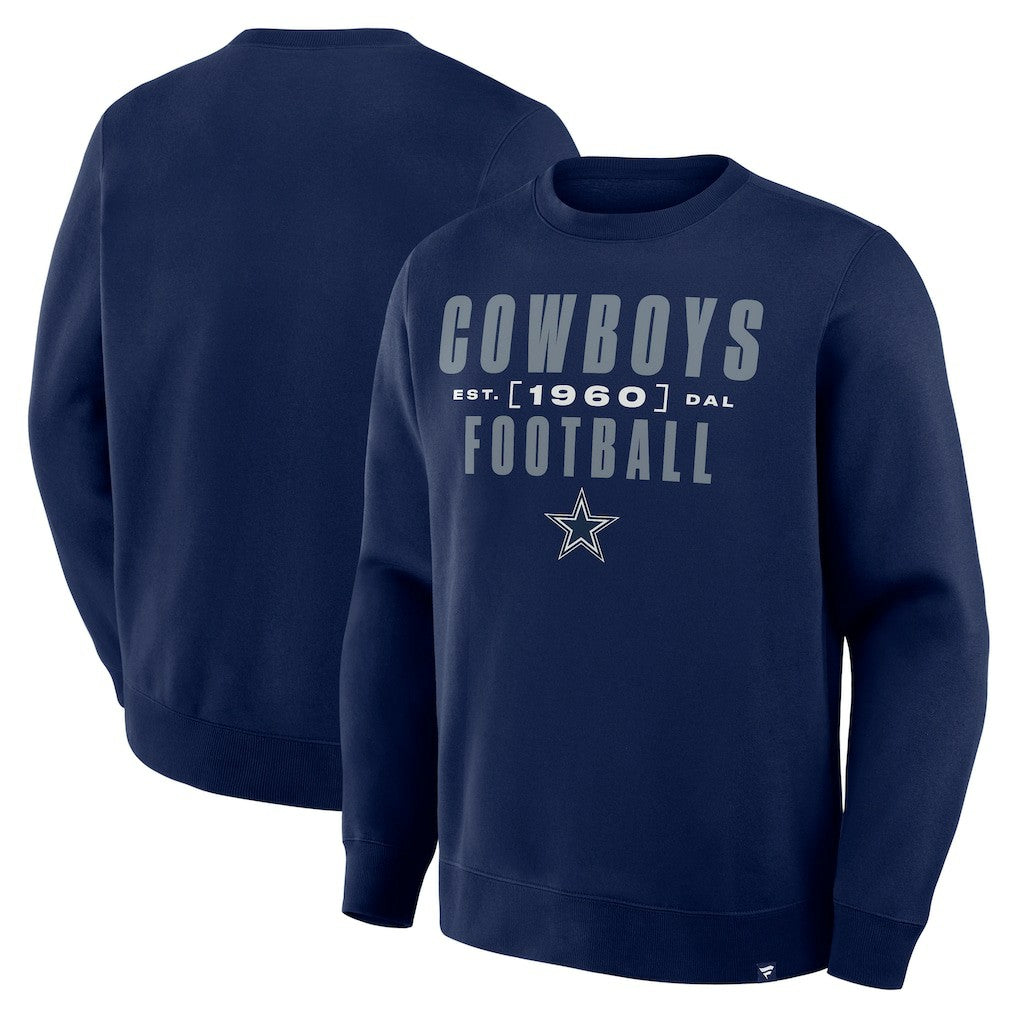 Dallas Cowboys Powerful Throw Legacy Sweatshirt Navy