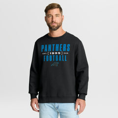 Carolina Panthers Powerful Throw Legacy Pullover Sweatshirt Black