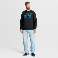 Carolina Panthers Powerful Throw Legacy Pullover Sweatshirt Black