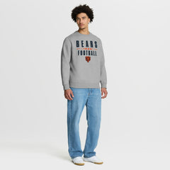 Chicago Bears Powerful Throw Legacy Pullover Sweatshirt Heather Gray
