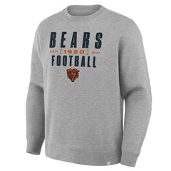 Chicago Bears Powerful Throw Legacy Pullover Sweatshirt Heather Gray