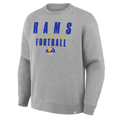 Los Angeles Rams Powerful Throw Legacy Pullover Sweatshirt Heather Gray