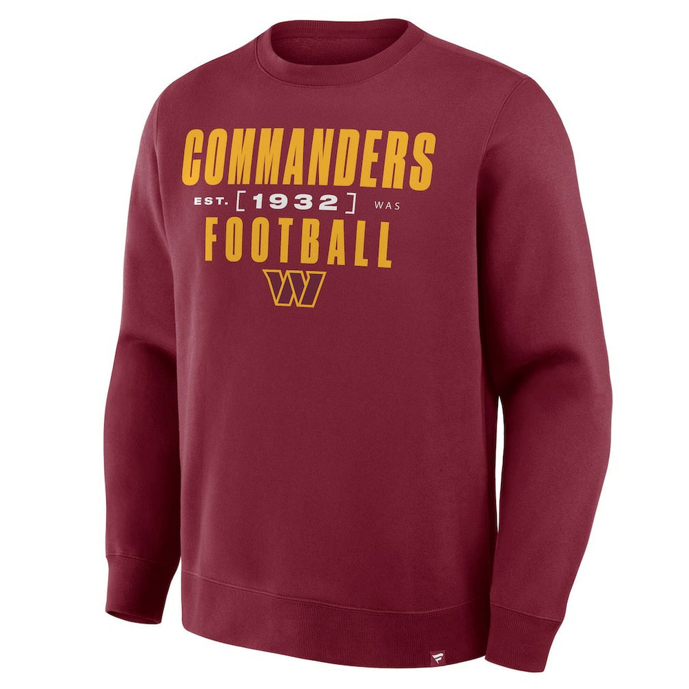 Washington Commanders Powerful Throw Legacy Pullover Sweatshirt Burgundy