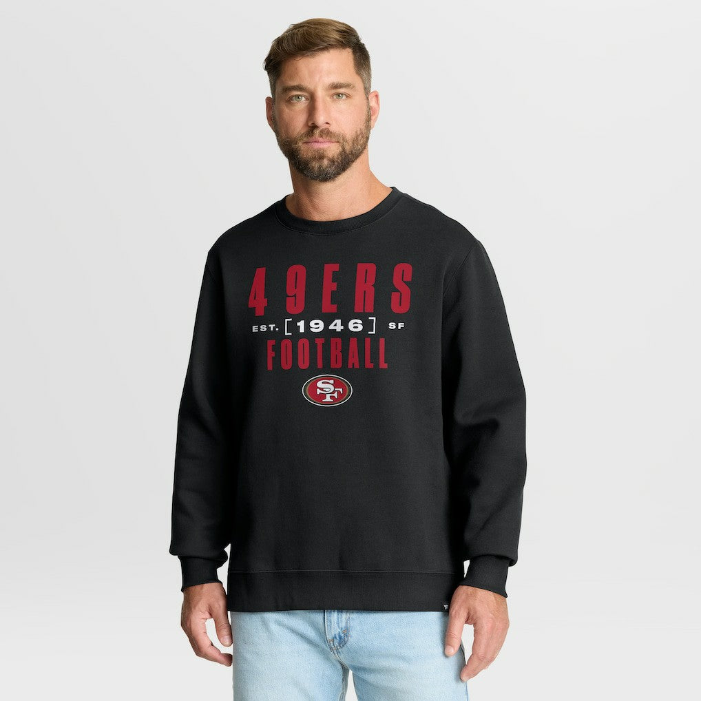 San Francisco 49ers Powerful Throw Legacy Pullover Sweatshirt Black