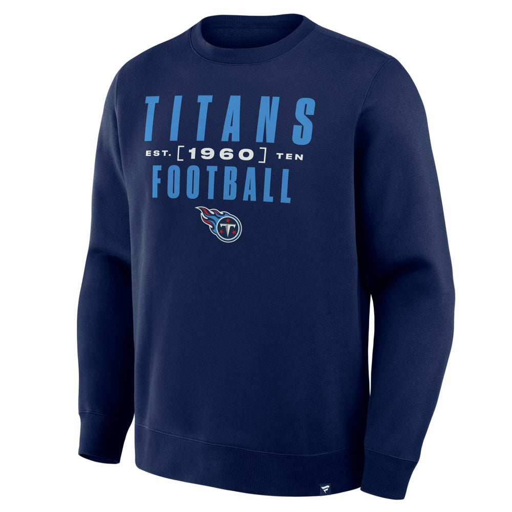 Tennessee Titans Powerful Throw Legacy Pullover Sweatshirt Navy