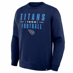 Tennessee Titans Powerful Throw Legacy Pullover Sweatshirt Navy