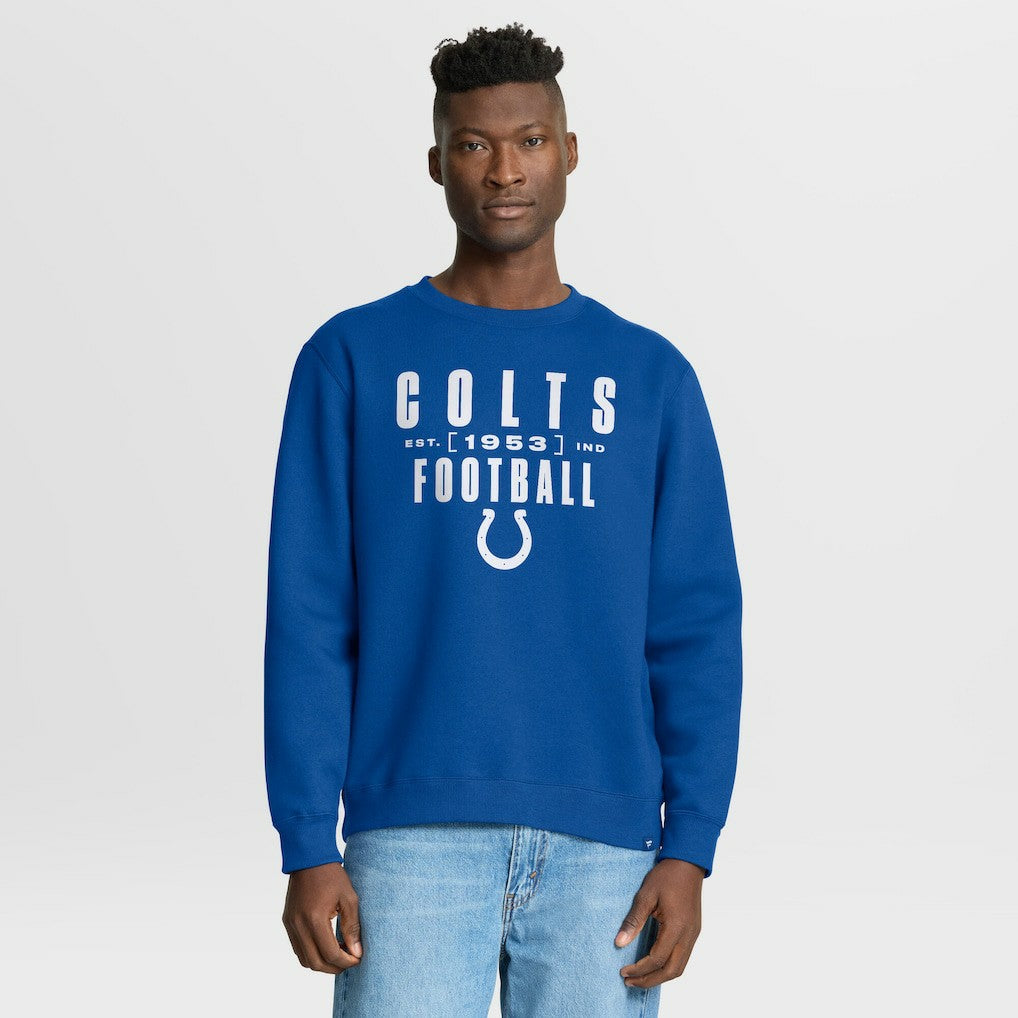 Indianapolis Colts Powerful Throw Legacy Pullover Sweatshirt Royal