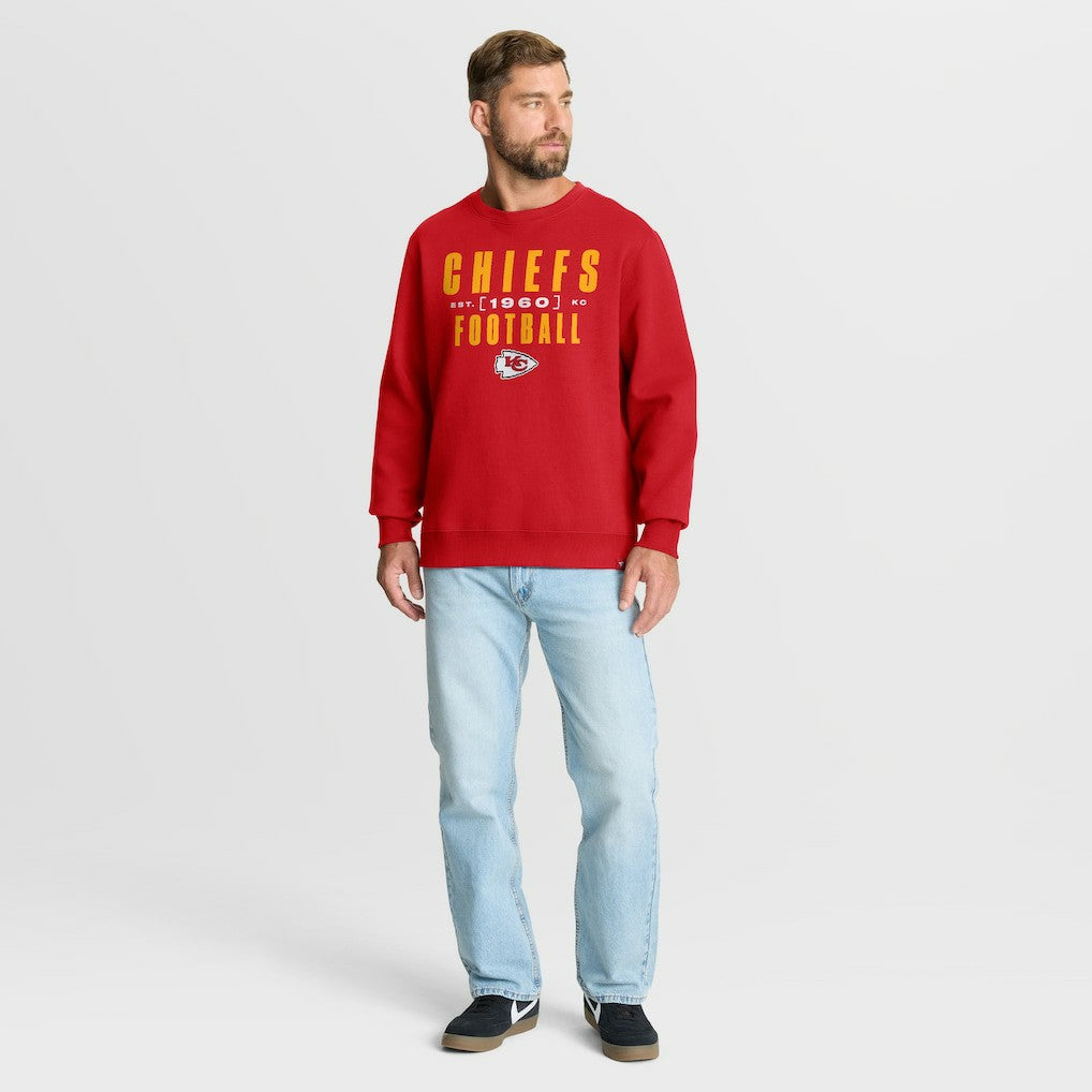 Kansas City Chiefs Powerful Throw Legacy Pullover Sweatshirt Red