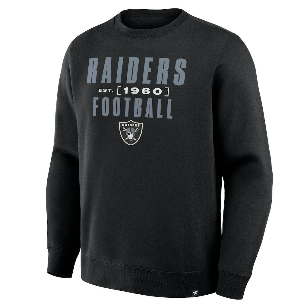Las Vegas Raiders Powerful Throw Legacy Pullover Sweatshirt Black