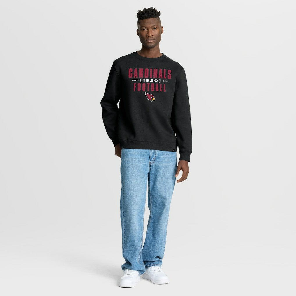 Arizona Cardinals Powerful Throw Legacy Pullover Sweatshirt Black