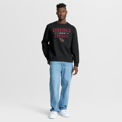 Arizona Cardinals Powerful Throw Legacy Pullover Sweatshirt Black