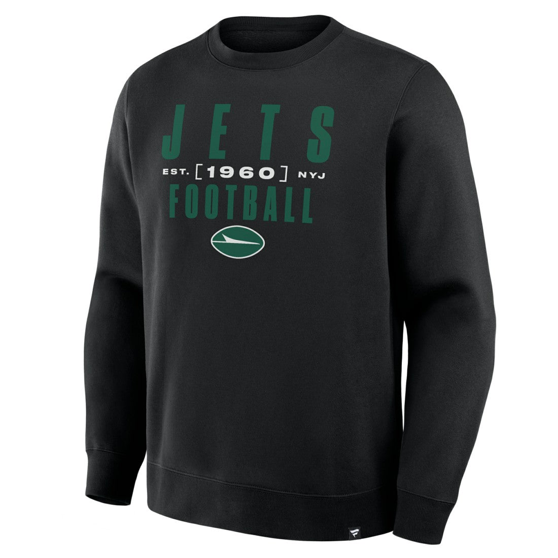 New York Jets Powerful Throw Legacy Pullover Sweatshirt Black
