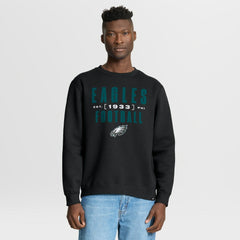 Philadelphia Eagles Powerful Throw Legacy Pullover Sweatshirt Black