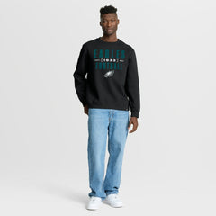Philadelphia Eagles Powerful Throw Legacy Pullover Sweatshirt Black