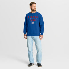 New York Giants Powerful Throw Legacy Pullover Sweatshirt Royal