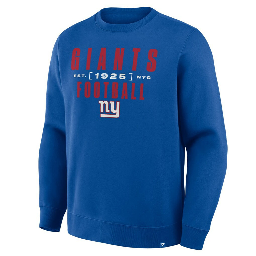 New York Giants Powerful Throw Legacy Pullover Sweatshirt Royal