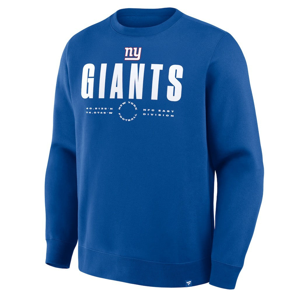 New York Giants Direct Handoff Legacy Pullover Sweatshirt Royal