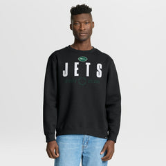 New York Jets Direct Handoff Legacy Pullover Sweatshirt Black