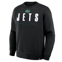 New York Jets Direct Handoff Legacy Pullover Sweatshirt Black