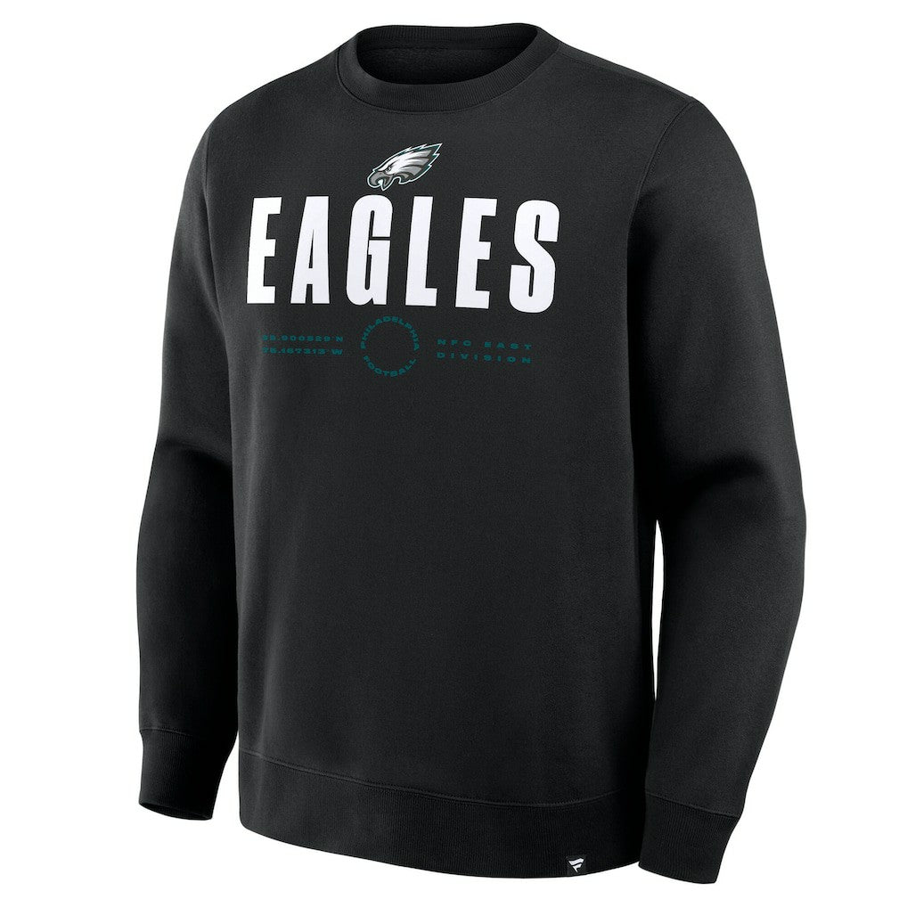 Philadelphia Eagles Direct Handoff Legacy Pullover Sweatshirt Black