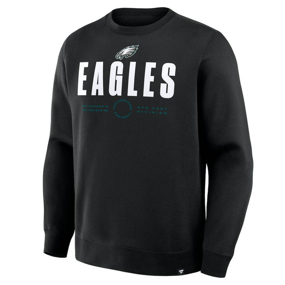 Philadelphia Eagles Direct Handoff Legacy Pullover Sweatshirt Black