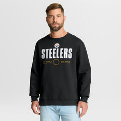 Pittsburgh Steelers Direct Handoff Legacy Pullover Sweatshirt Black