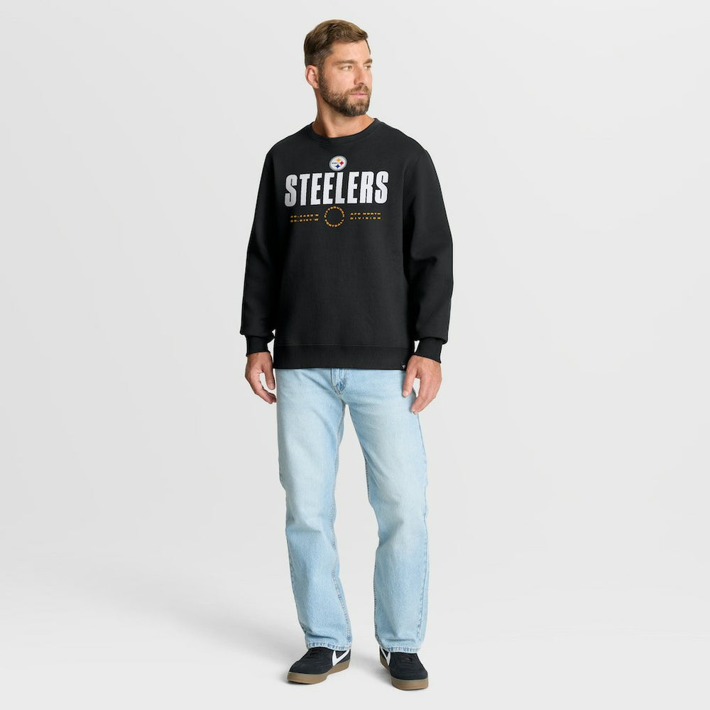 Pittsburgh Steelers Direct Handoff Legacy Pullover Sweatshirt Black