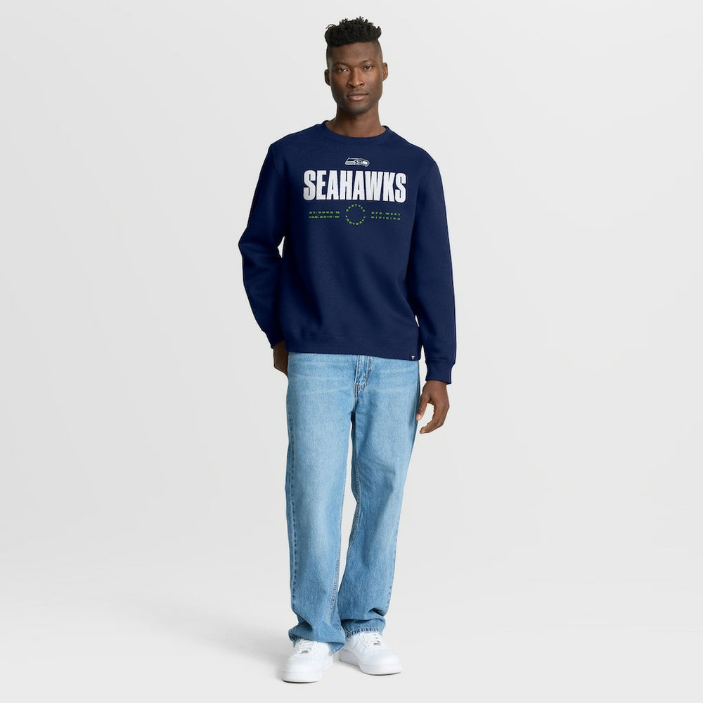 Seattle Seahawks Direct Handoff Legacy Pullover Sweatshirt College Navy