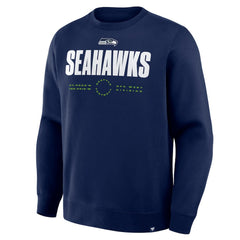 Seattle Seahawks Direct Handoff Legacy Pullover Sweatshirt College Navy