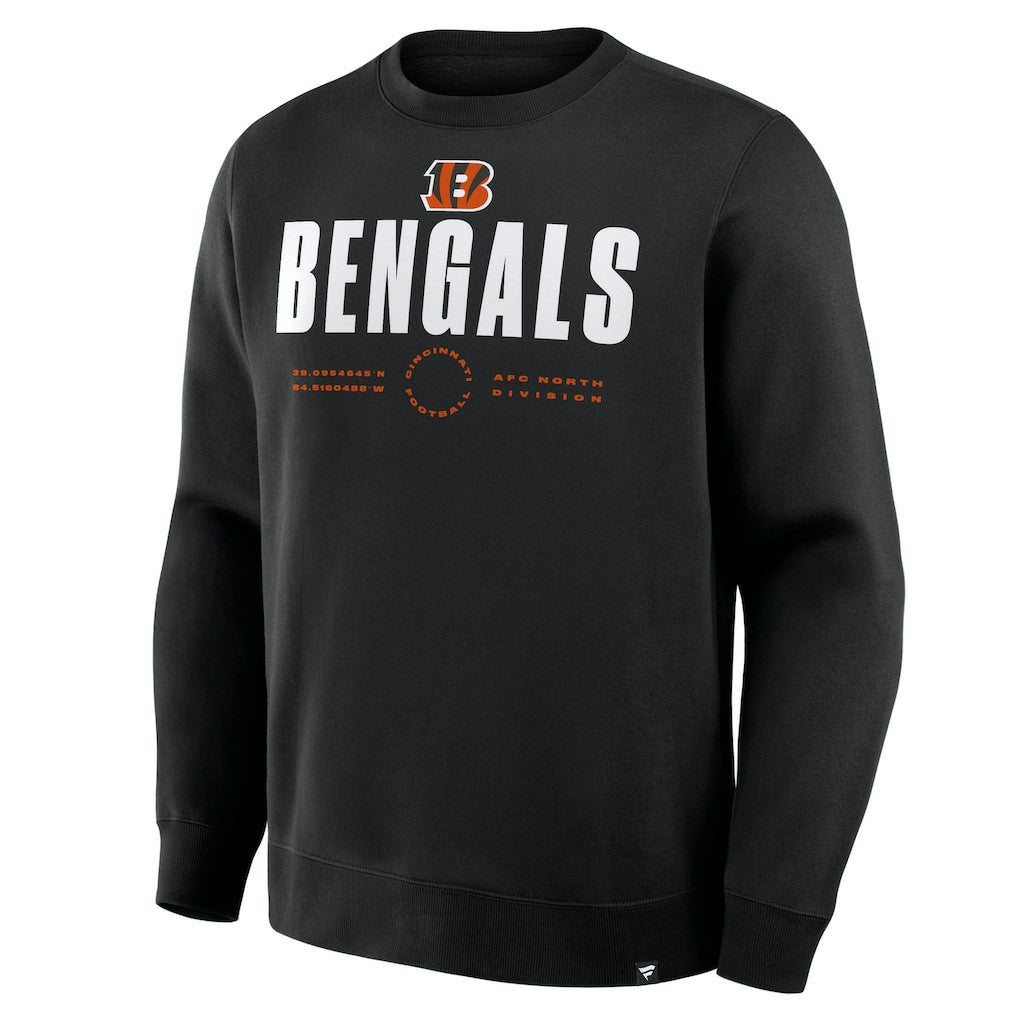 Cincinnati Bengals Direct Handoff Legacy Pullover Sweatshirt Black