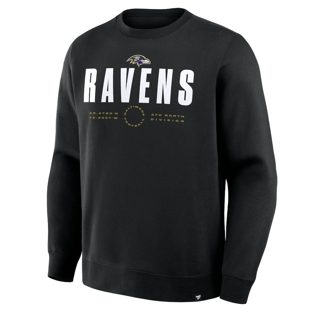Baltimore Ravens Direct Handoff Legacy Pullover Sweatshirt Black