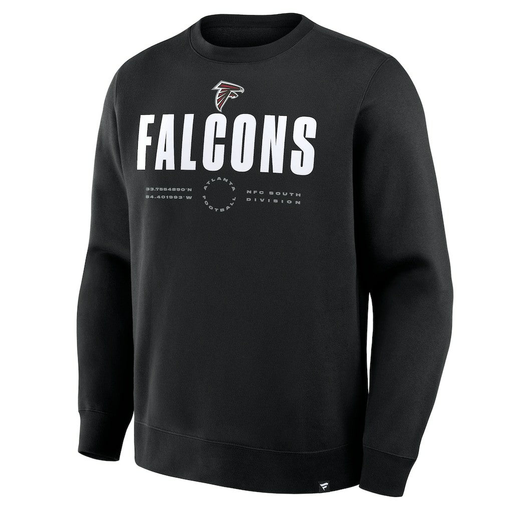 Atlanta Falcons Direct Handoff Legacy Pullover Sweatshirt Black