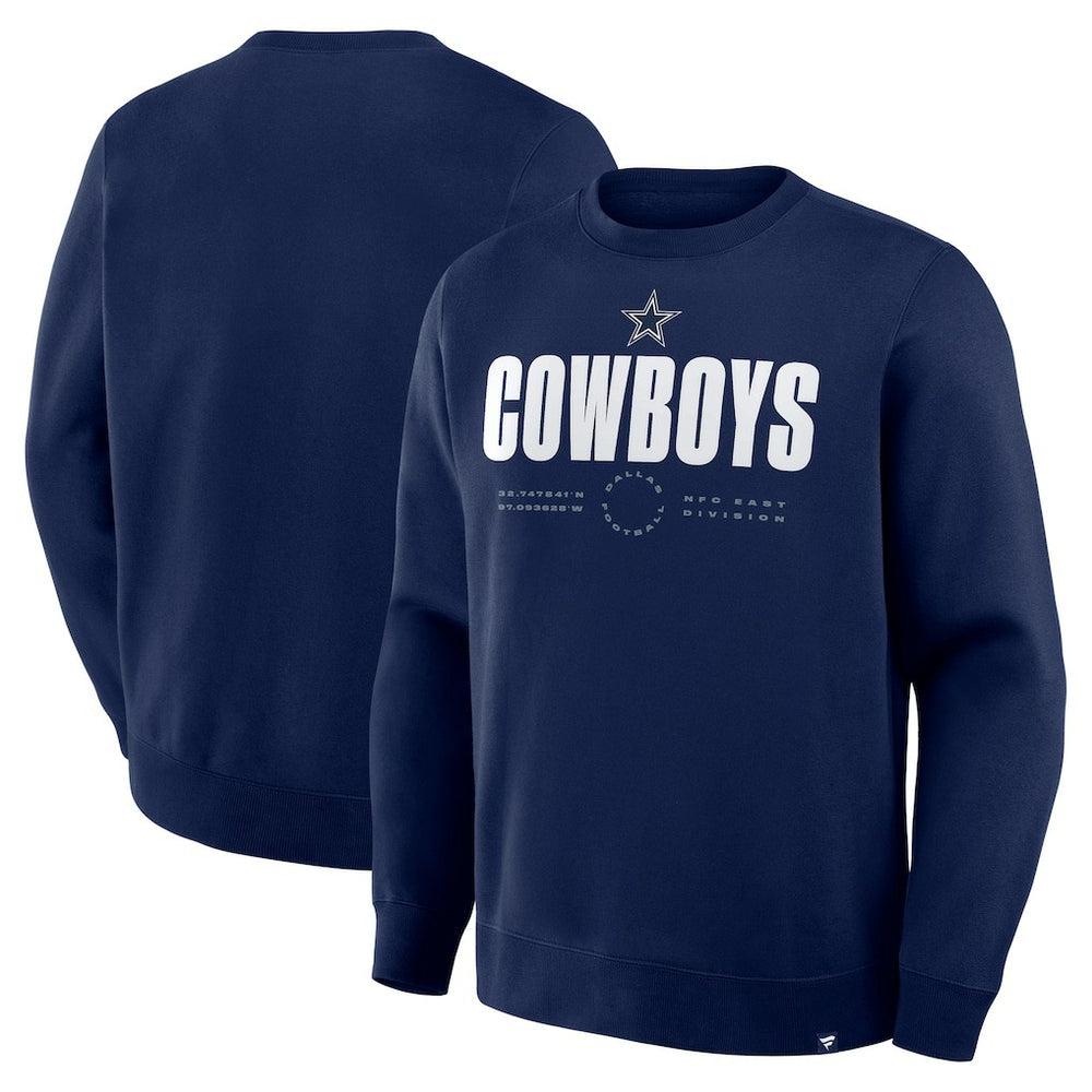 Dallas Cowboys Direct Handoff Legacy Pullover Sweatshirt Navy