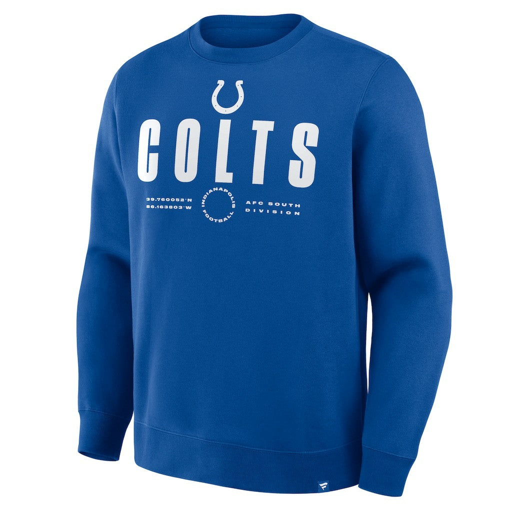 Indianapolis Colts Direct Handoff Legacy Pullover Sweatshirt Royal
