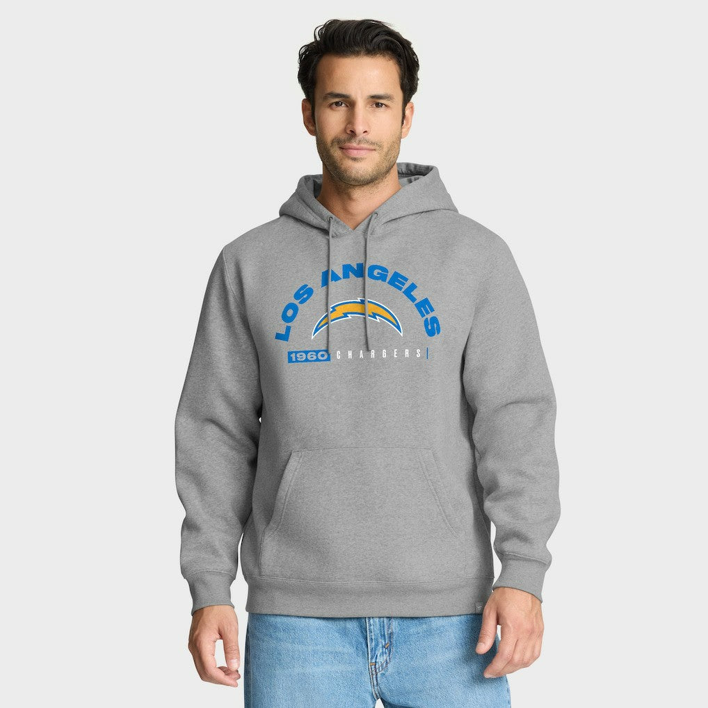 Los Angeles Chargers Delay of Game Legacy Pullover Hoodie Heather Gray