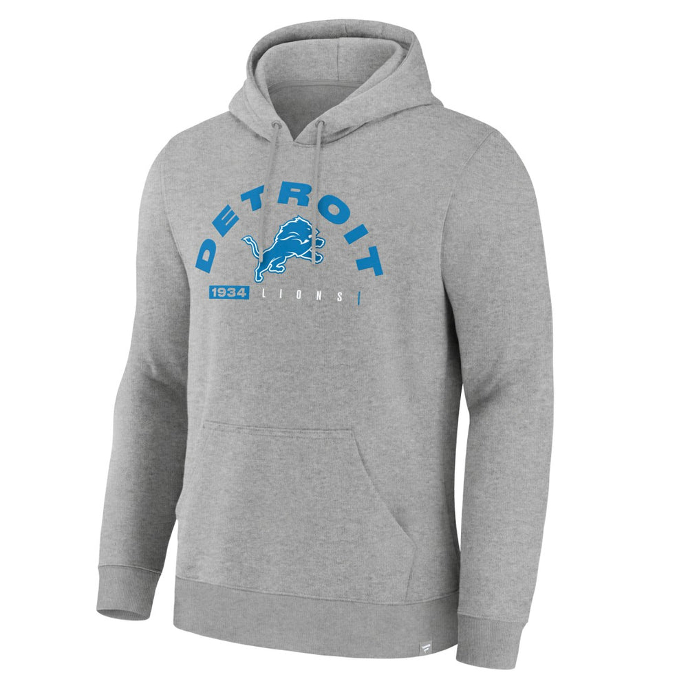 Detroit Lions Delay of Game Legacy Pullover Hoodie Heather Gray