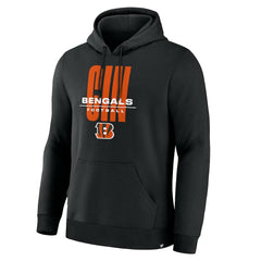 Cincinnati Bengals Right Tackle Legacy Pullover Hoodie - Black