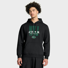 New York Jets Right Tackle Legacy Pullover Hoodie - Black