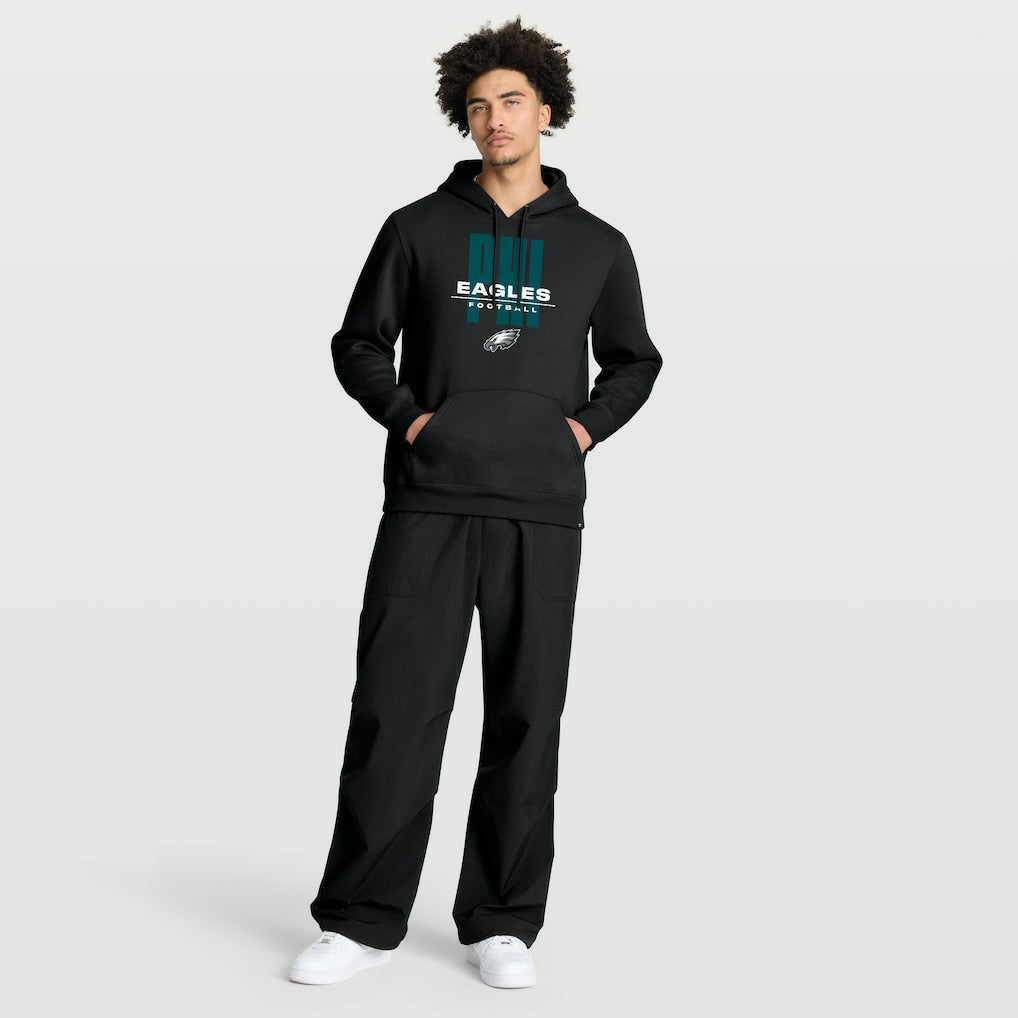 Philadelphia Eagles Right Tackle Legacy Pullover Hoodie - Black