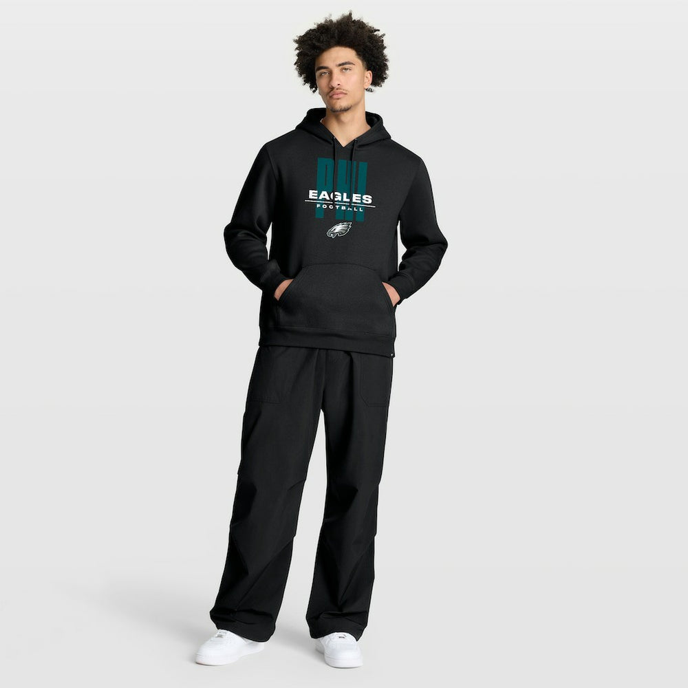 Philadelphia Eagles Right Tackle Legacy Pullover Hoodie - Black