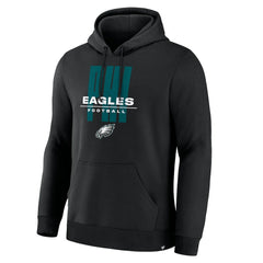 Philadelphia Eagles Right Tackle Legacy Pullover Hoodie - Black
