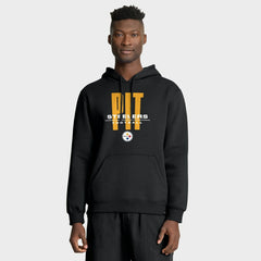 Pittsburgh Steelers Right Tackle Legacy Pullover Hoodie - Black