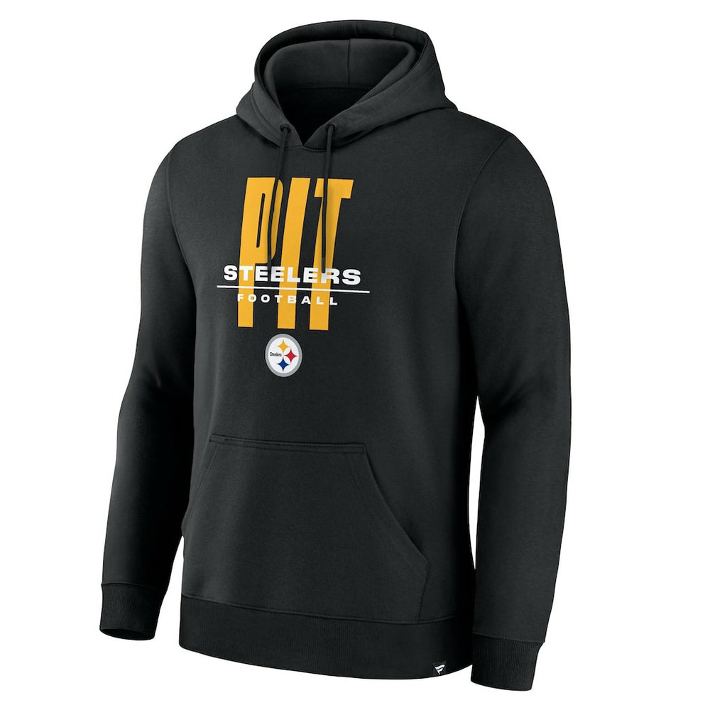 Pittsburgh Steelers Right Tackle Legacy Pullover Hoodie - Black