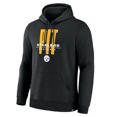 Pittsburgh Steelers Right Tackle Legacy Pullover Hoodie - Black