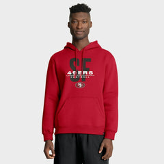 San Francisco 49ers Right Tackle Legacy Pullover Hoodie - Scarlet
