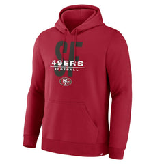 San Francisco 49ers Right Tackle Legacy Pullover Hoodie - Scarlet