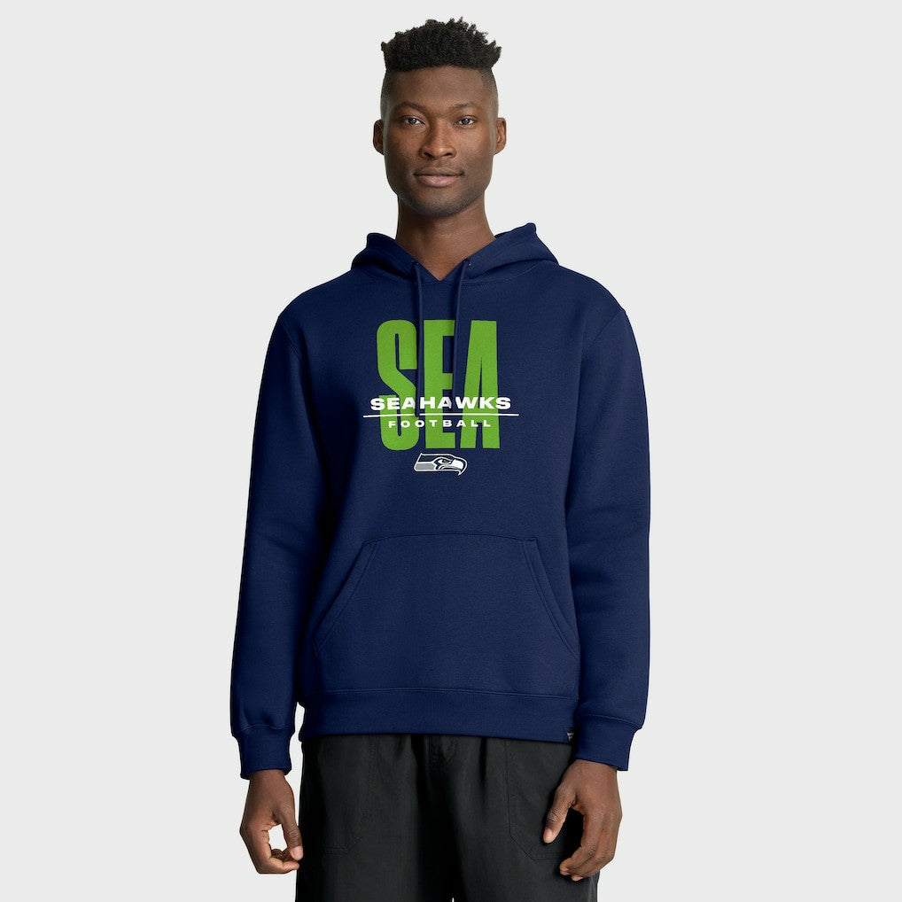Seattle Seahawks Right Tackle Legacy Pullover Hoodie - College Navy
