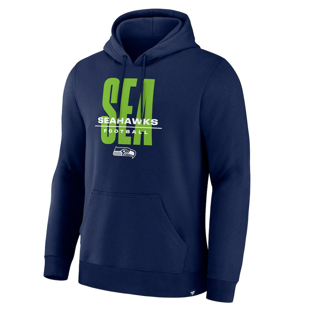 Seattle Seahawks Right Tackle Legacy Pullover Hoodie - College Navy