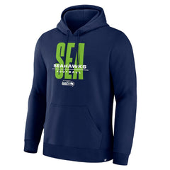 Seattle Seahawks Right Tackle Legacy Pullover Hoodie - College Navy